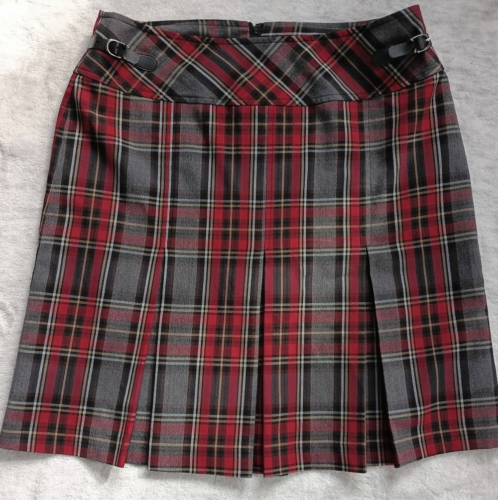 Marie Claire | Size 9 Plaid Mini skirt